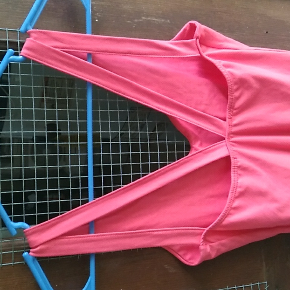 Nwt Orange or Coral Bodysuit (XS) - Picture 2 of 8